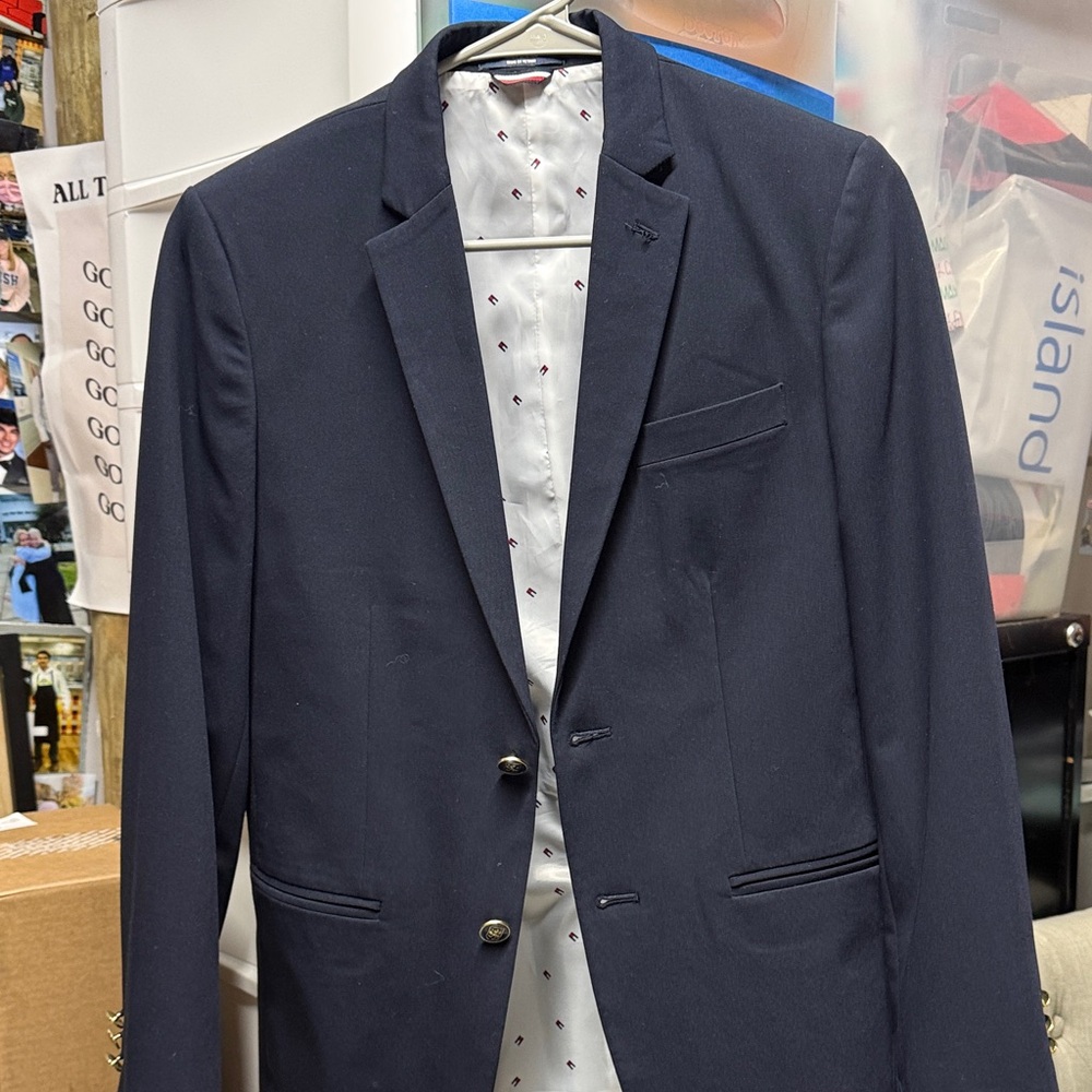 Tommy Hilfiger Boys Navy Blazer